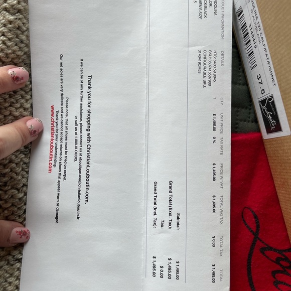 Christian Louboutin black statement booties! 37.5 - Picture 7 of 8